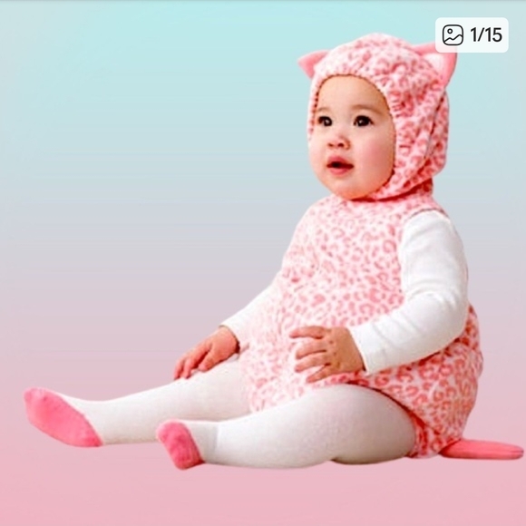 Carter's Pink Baby Hoodie - Picture 4 of 4